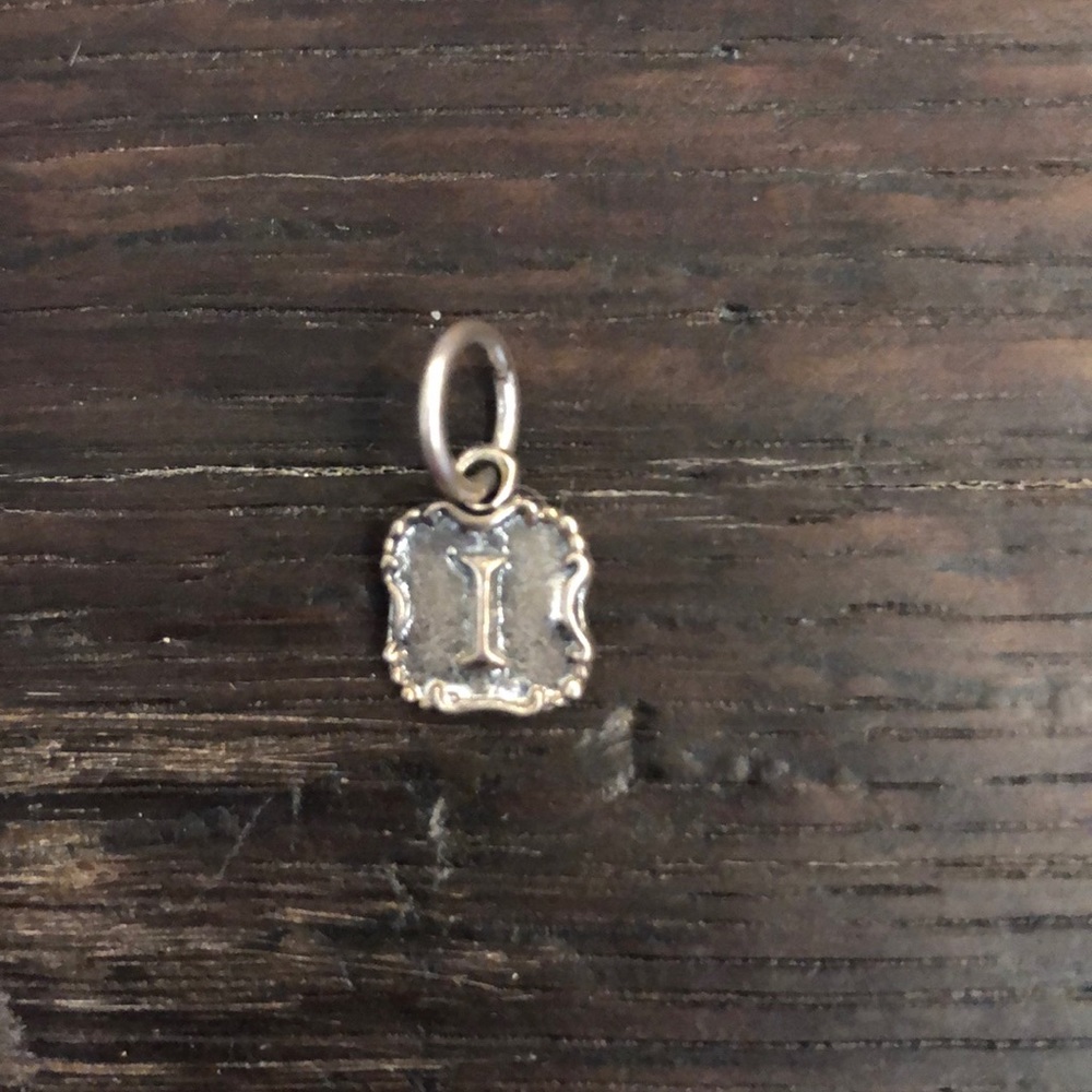 Letter “I” Crest Insignia Charm Waxing Poetic